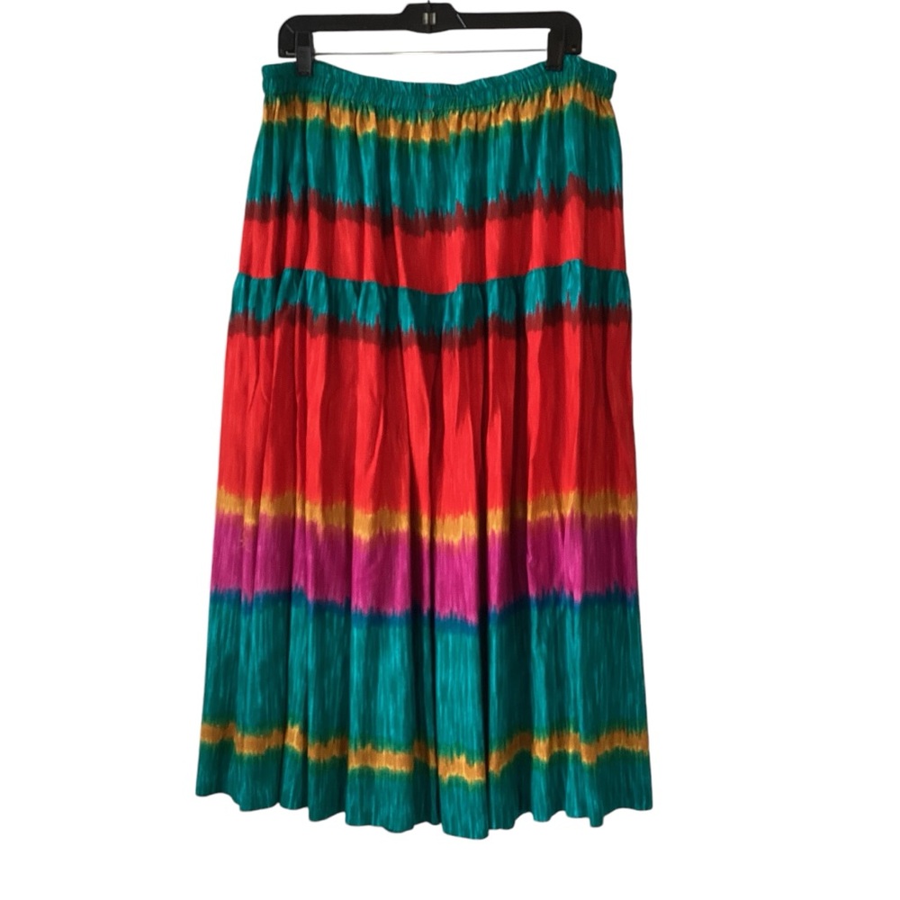 Colorful Full Maxi Skirt Size 24W